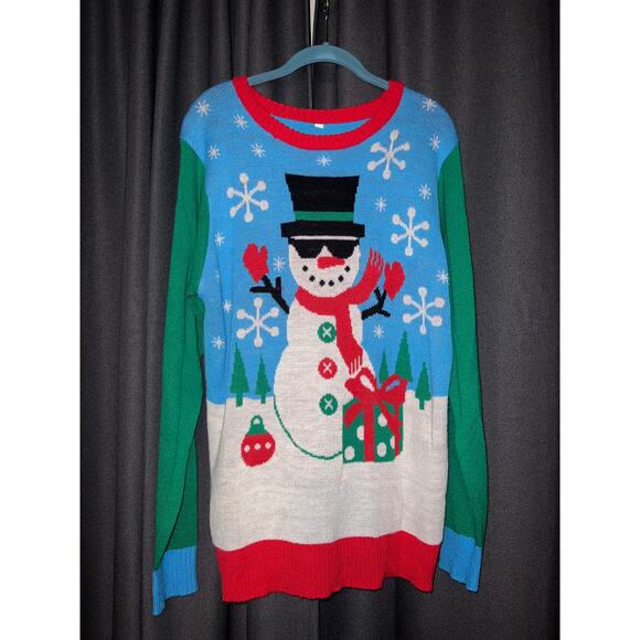 Ugly Christmas Sweater Xmas Size Large - Picture 1 of 2